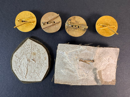 Image of product: ww1 ww2 era danish army officer cap buttons badges