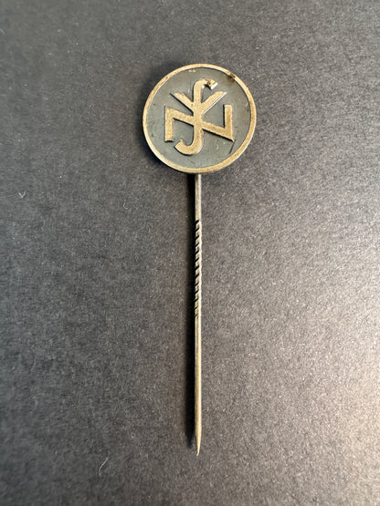 Image of WW2 German Social Welfare Stickpin Badge RZM