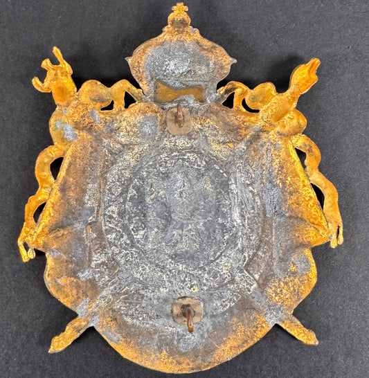 Image of product: napoleon iii imperial state arms carriage badge plate