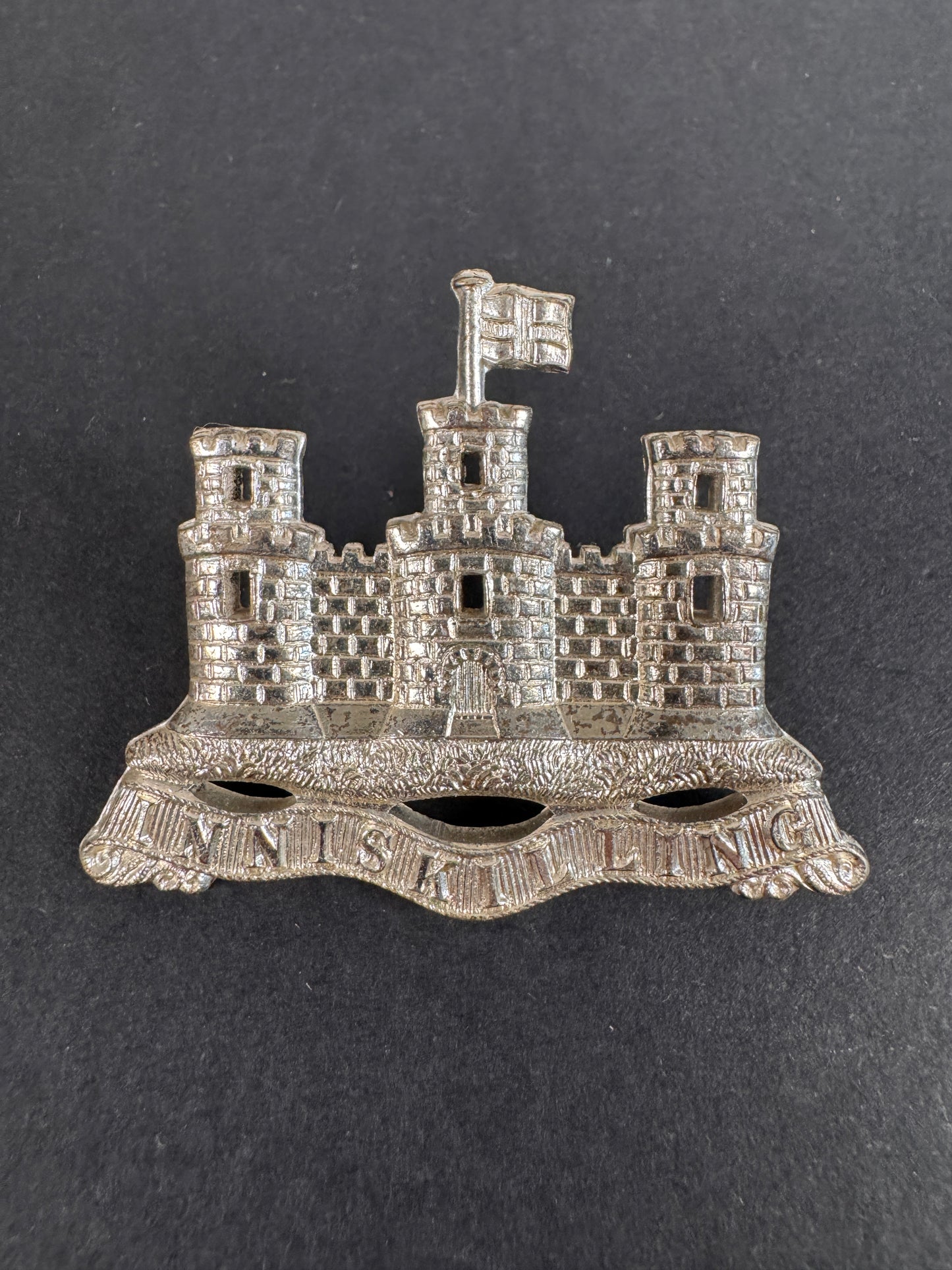Image of British Army Royal Inniskilling Fusiliers Piper’s Cap Badge