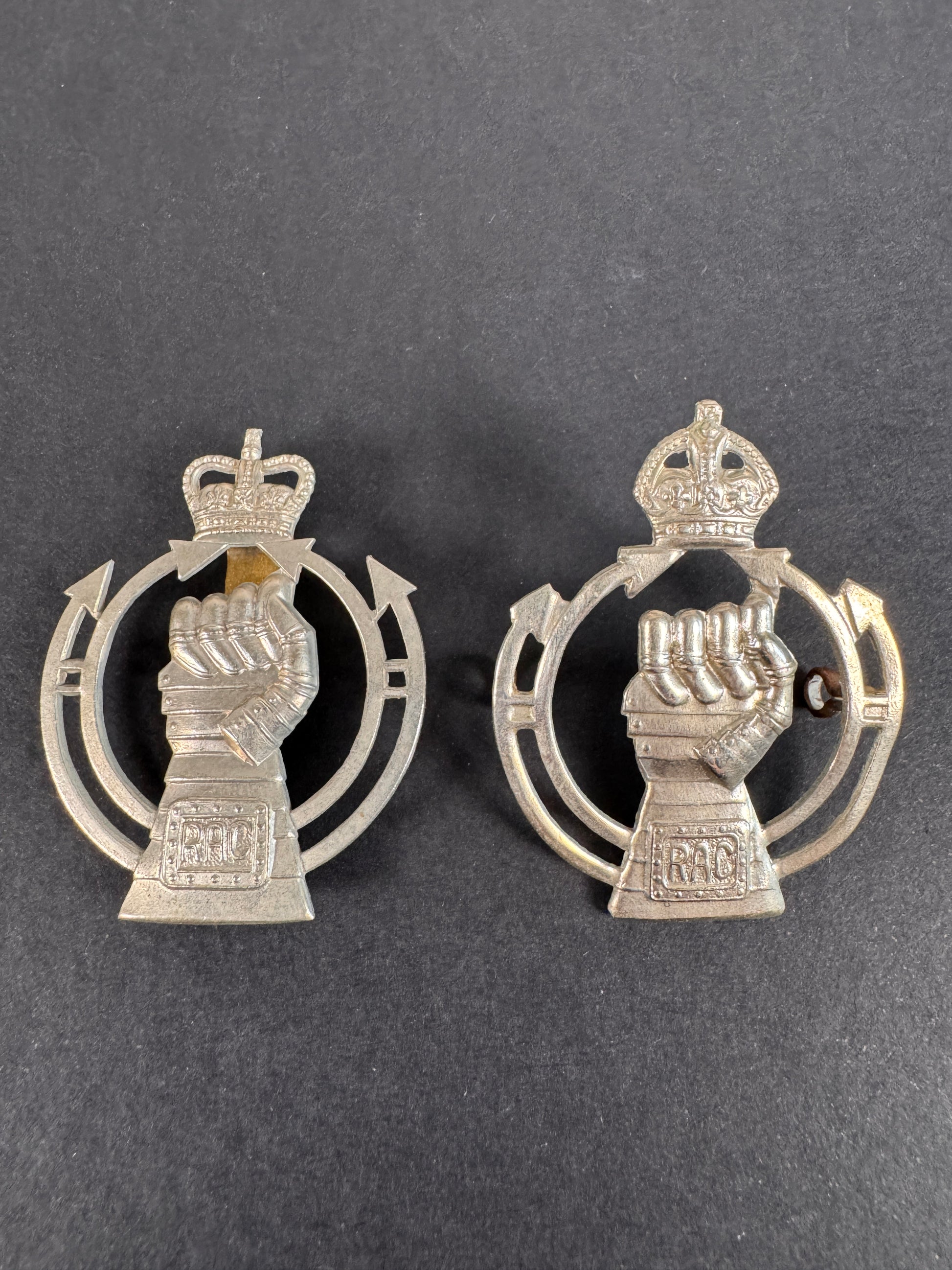 Image of British Army Royal Armoured Corps (RAC) Cap Badges