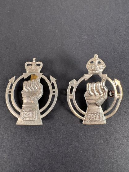 Image of British Army Royal Armoured Corps (RAC) Cap Badges