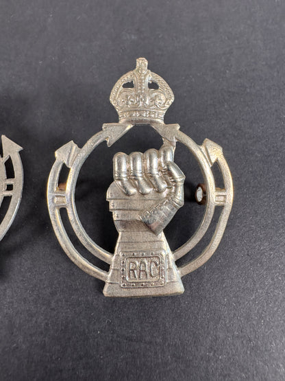 Image of product: british army royal armoured corps rac cap badges