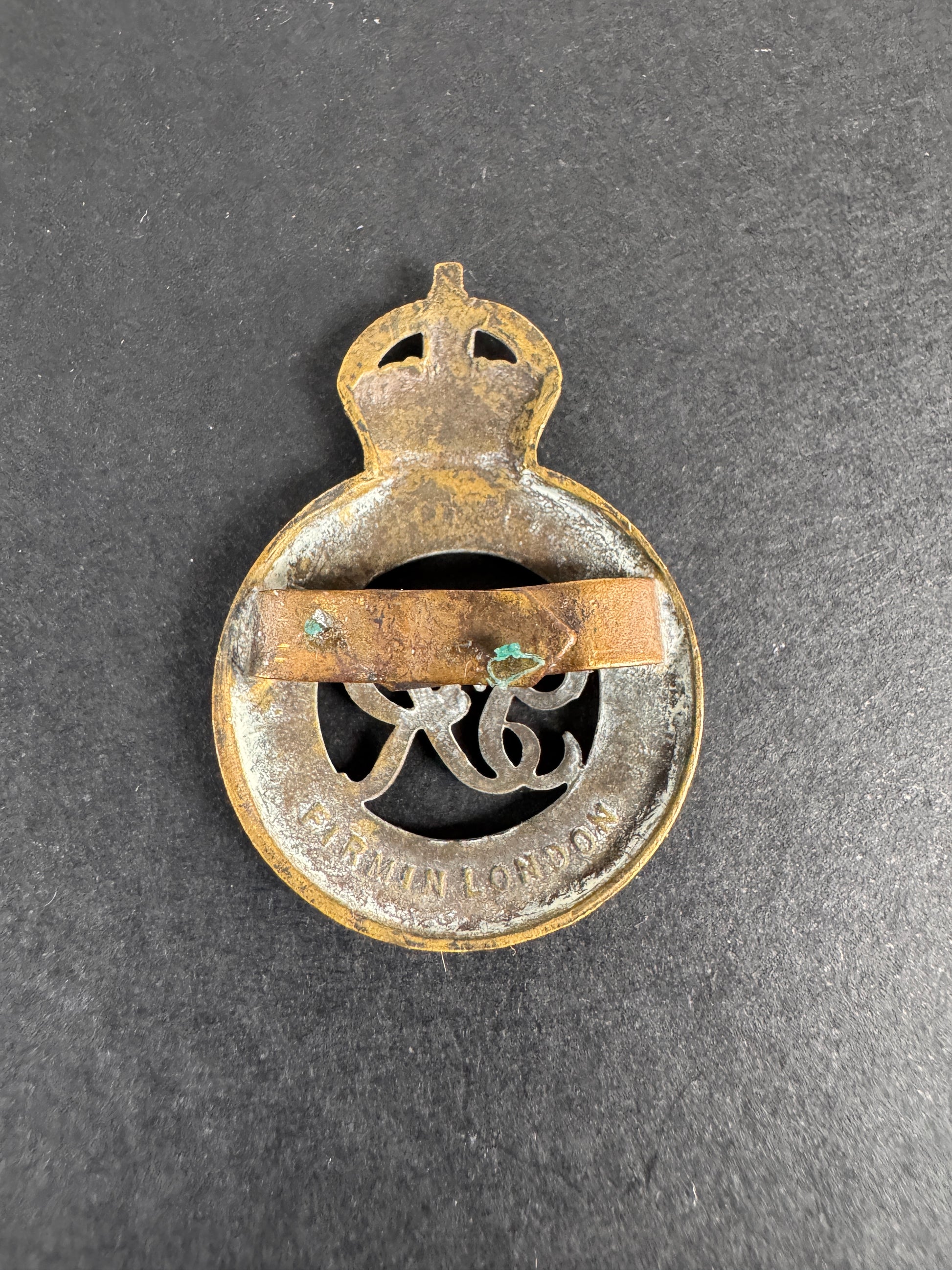 Image of product: ww2 british army royal horse guards officers cap badge firmin
