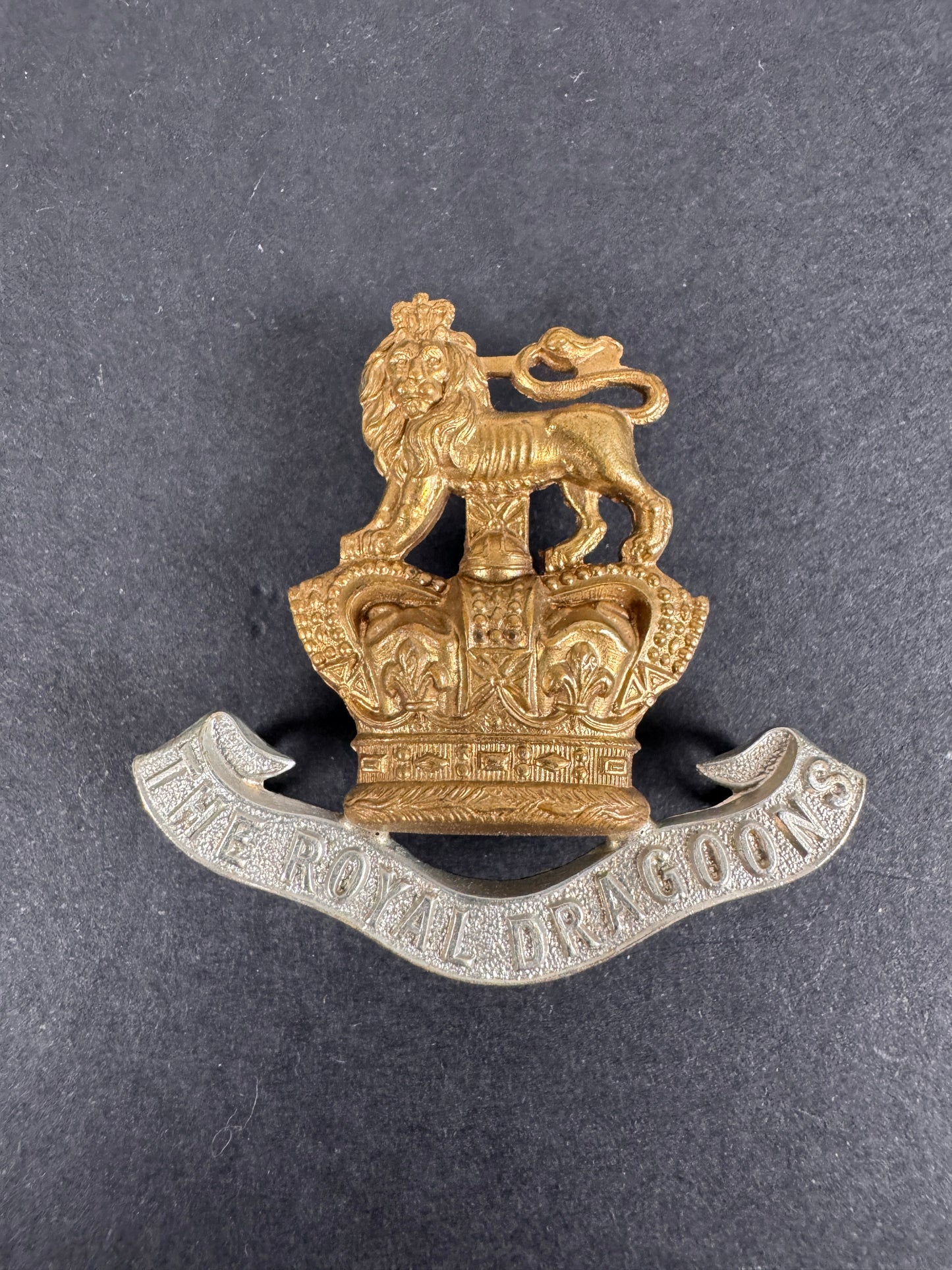 Image of Royal Dragoons Cap Badge Victorian British Army
