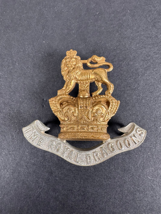 Image of Royal Dragoons Cap Badge Victorian British Army