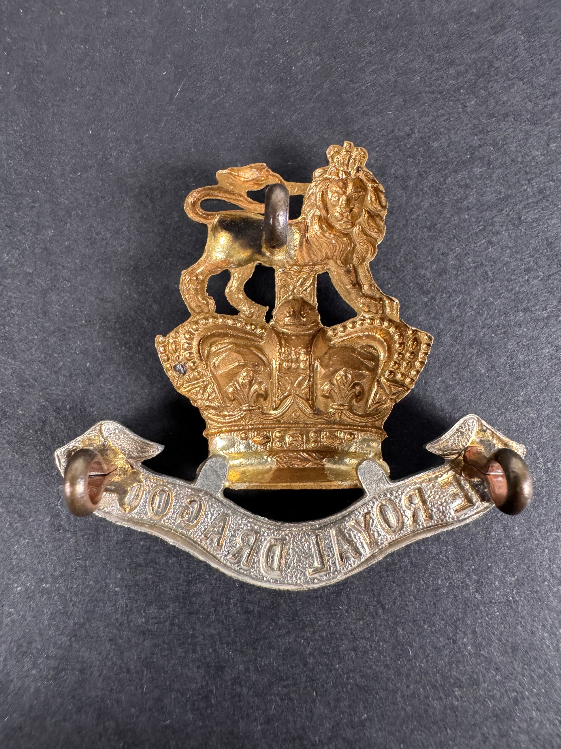 Image of product: royal dragoons cap badge victorian british army