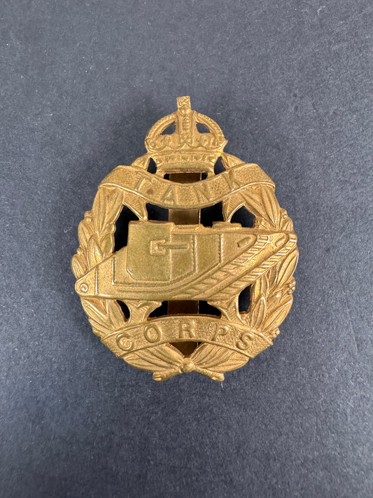 Image of WW1 British Army Tank Corps Cap Badge