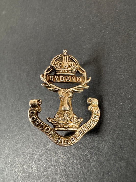 Image of WW2 British Army Gordon Highlanders Sporran Badge