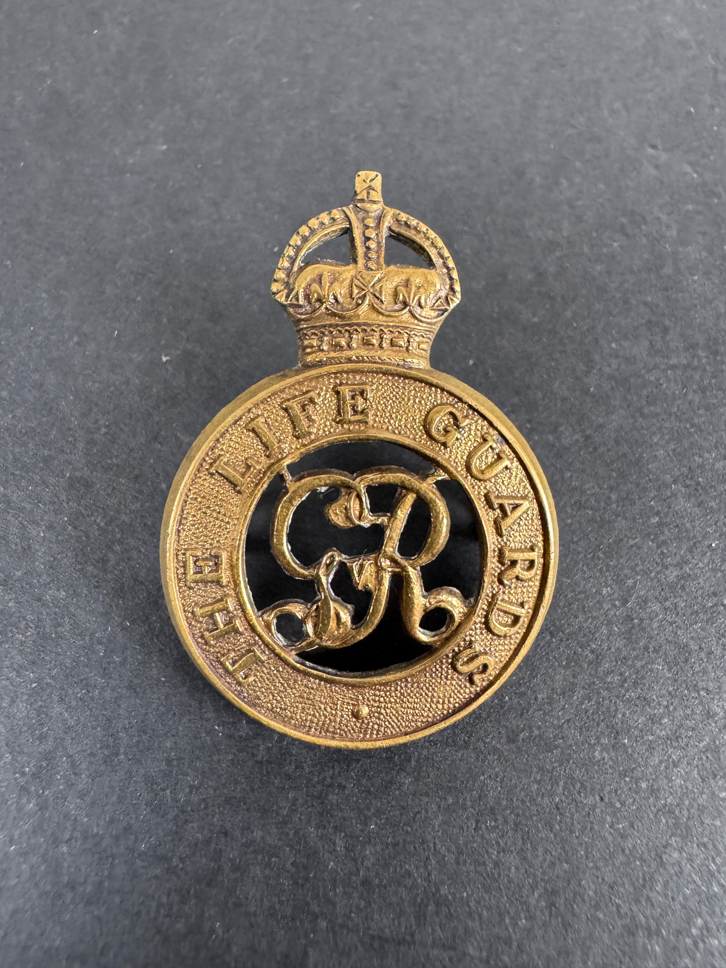 Image of British Army Household Cavalry Life Guards Cap Badge