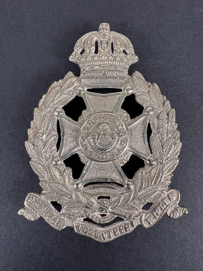 Image of British Indian Army Naini Tal Volunteer Rifles Cross Belt Badge
