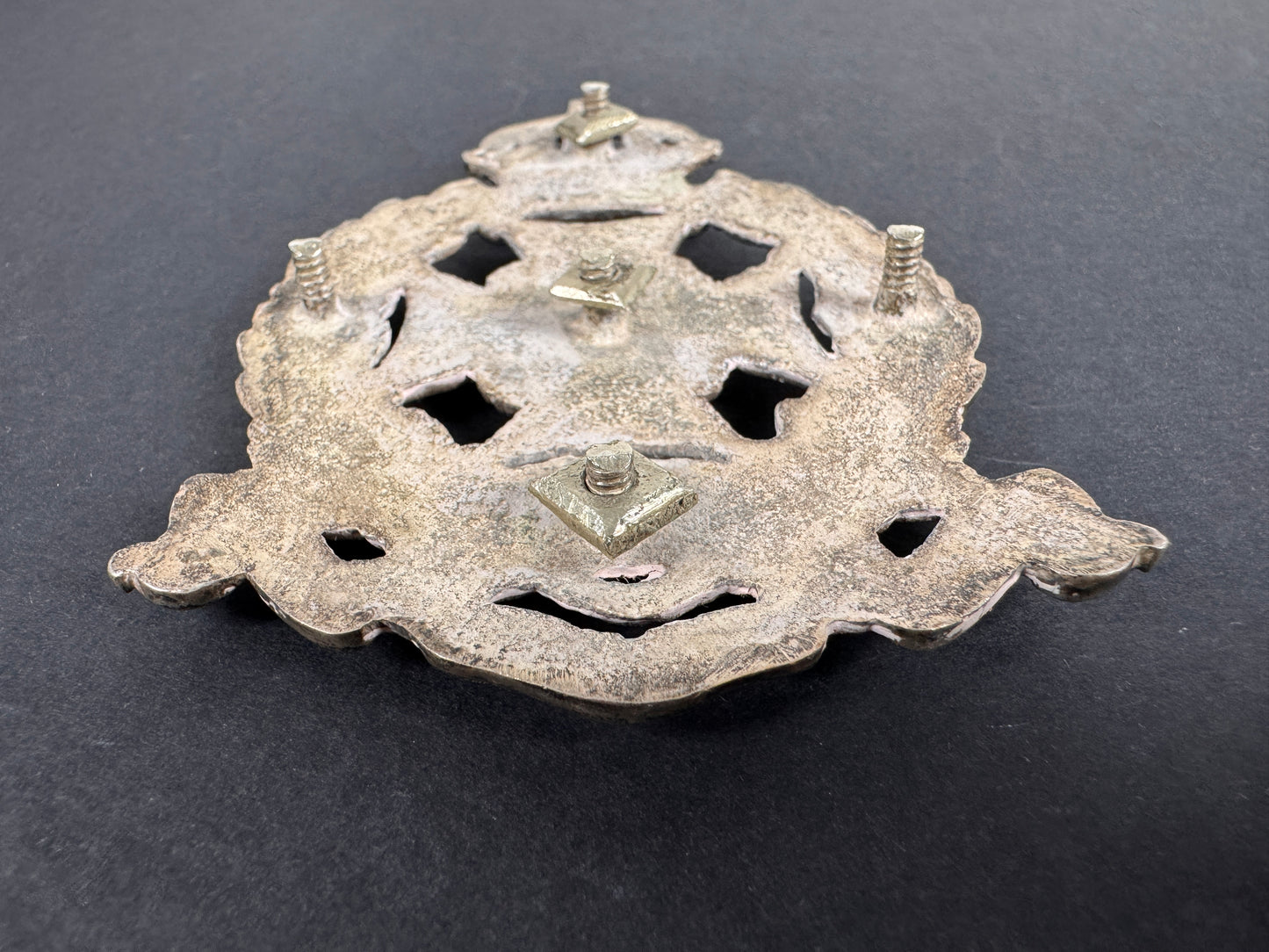Image of product: british indian army naini tal volunteer rifles cross belt badge