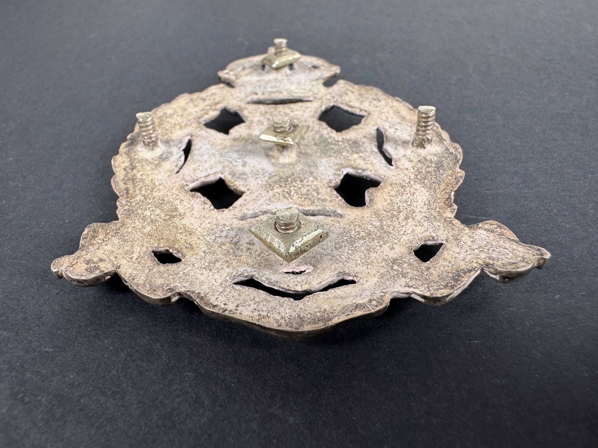 Image of product: british indian army naini tal volunteer rifles cross belt badge