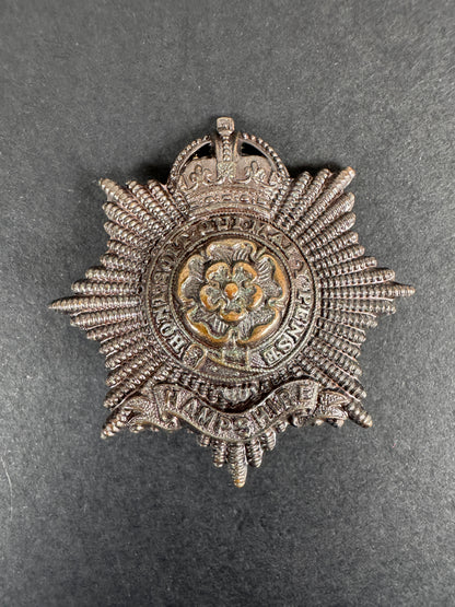 Image of WW2 British Army Hampshire Regiment Officer's Service Dress Cap Badge