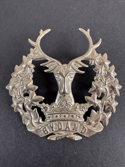 Image of WW2 British Army Gordon Highlanders Glengarry Cap Badge