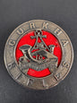 Image of British Army 10th Gurkha Rifles Piper’s Plaid Brooch Badge