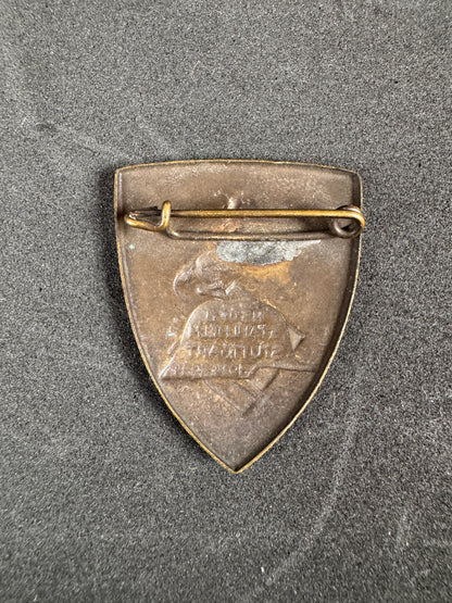 Photo 3 of Third Reich German NSDFB Stahlhelm War Veteran's Tinnie 1934 - collectible militaria item