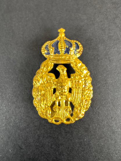 Image of WW2 Italian Air Force Cap Badge (Regio Aeronautica)