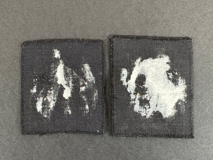 WW2 British Army 7th Armoured Division Formation Sign Badges (Pair)