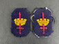 WW2 British Army Southern Command London District Formation Signs (Pair)