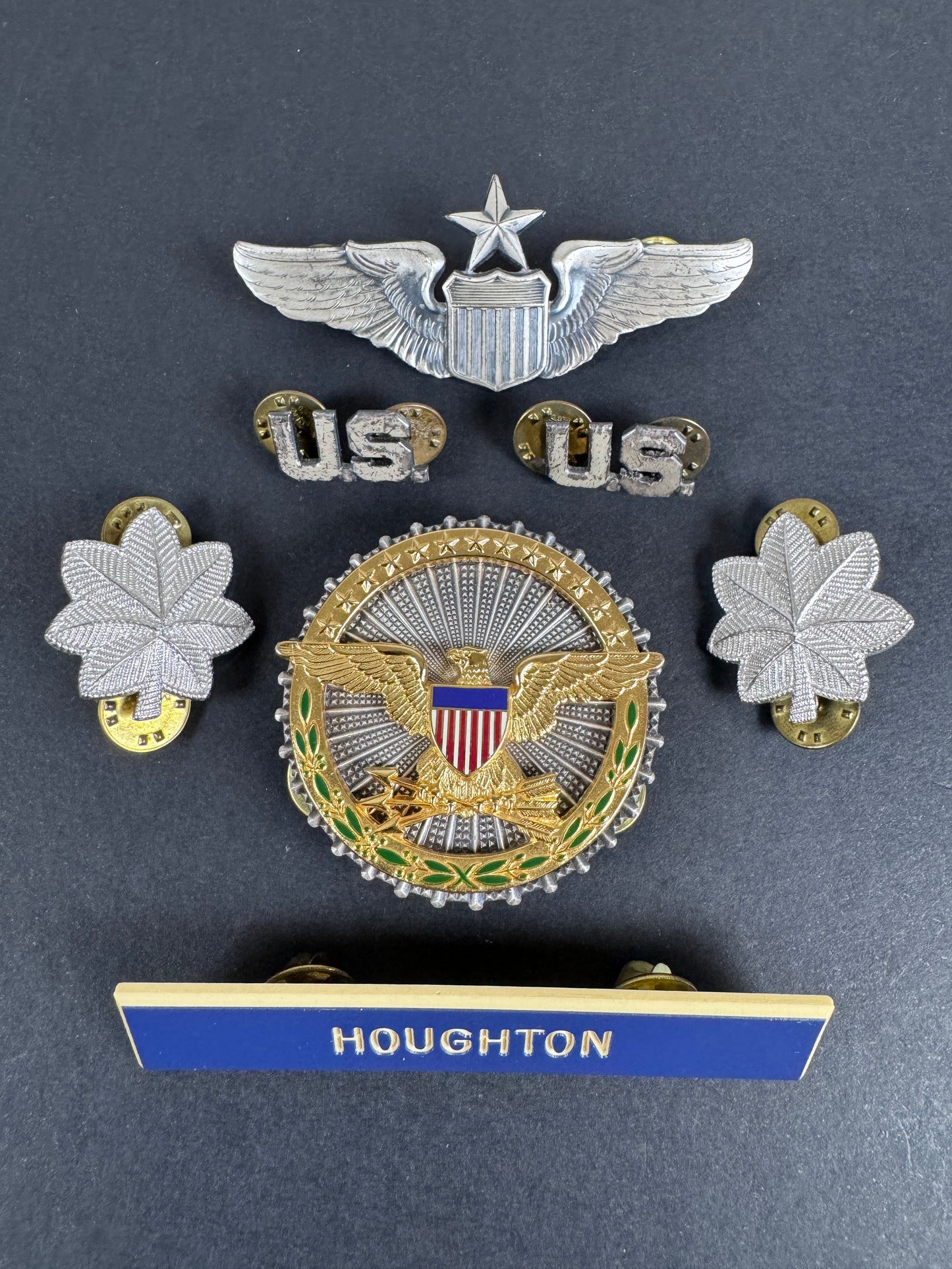 Collezione nominativa del distintivo del pilota principale dell'aeronautica militare degli Stati Uniti (USAF)