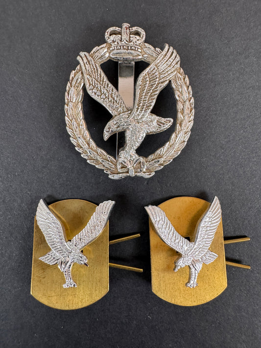 British Army Air Corps Cap & Collar Badges