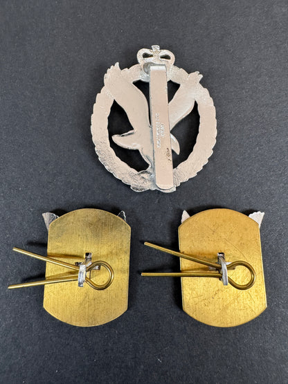 British Army Air Corps Cap & Collar Badges
