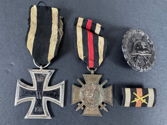 WW1 Imperial German Iron Cross Medal Award Group
