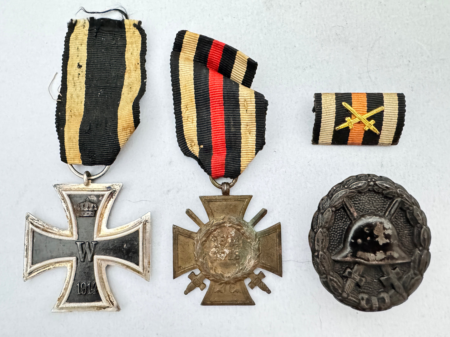 WW1 Imperial German Iron Cross Medal Award Group