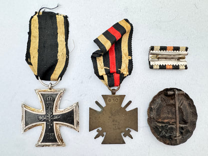 WW1 Imperial German Iron Cross Medal Award Group