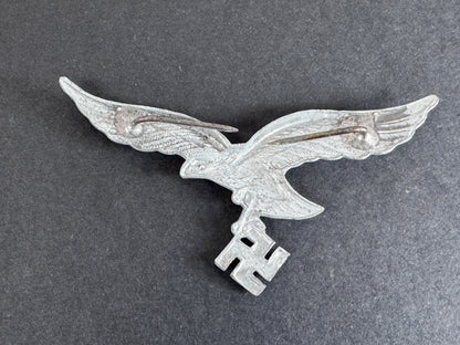 WW2 German Luftwaffe Eagle Visor Cap Badge