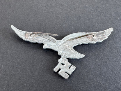 WW2 German Luftwaffe Eagle Visor Cap Badge
