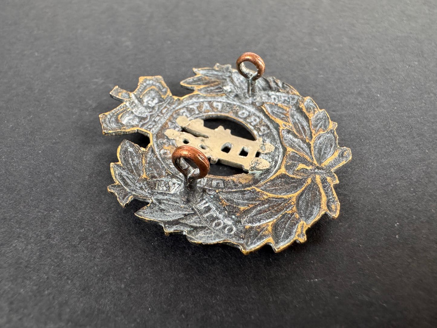 Victorian British Army 18th Hussars (Cavalry) Regiment Cap Badge