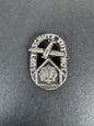 WW2 German "Luftschutz Tut Not" RLB Air Defence Tinnie Badge