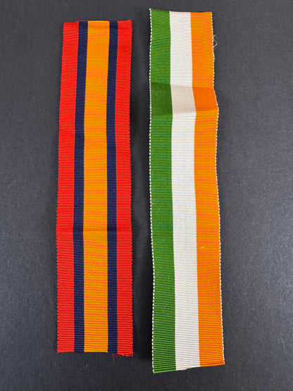 British King & Queen South Africa Medal Ribbon Boer War