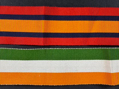 British King & Queen South Africa Medal Ribbon Boer War
