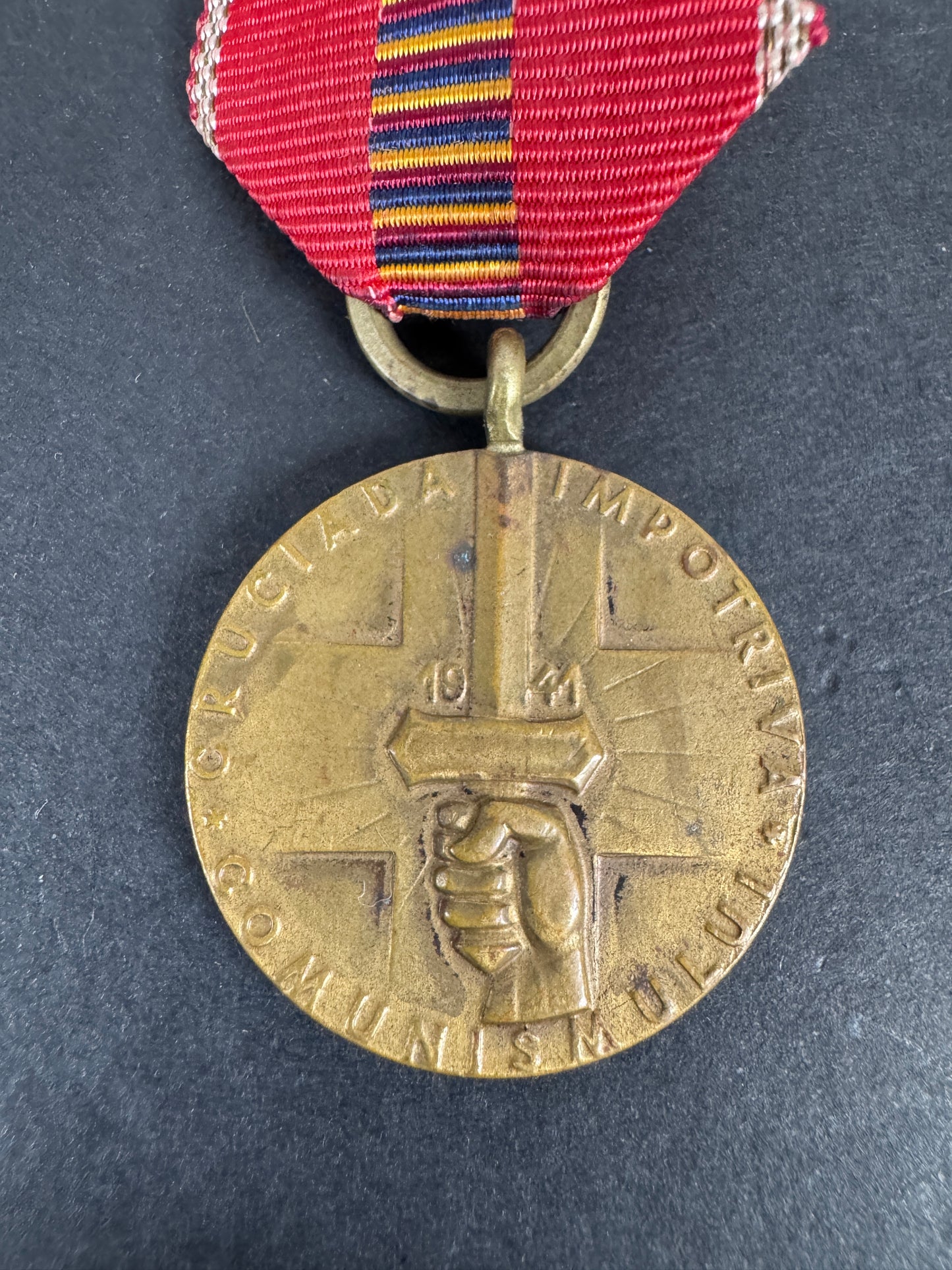 WW2 Romanian Eastern Front Medal - Crusade Against Communism