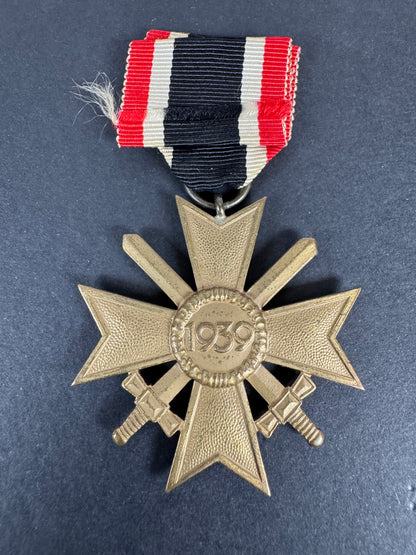 WW2 German War Merit Cross 2nd Class with Swords Medal for Combatants