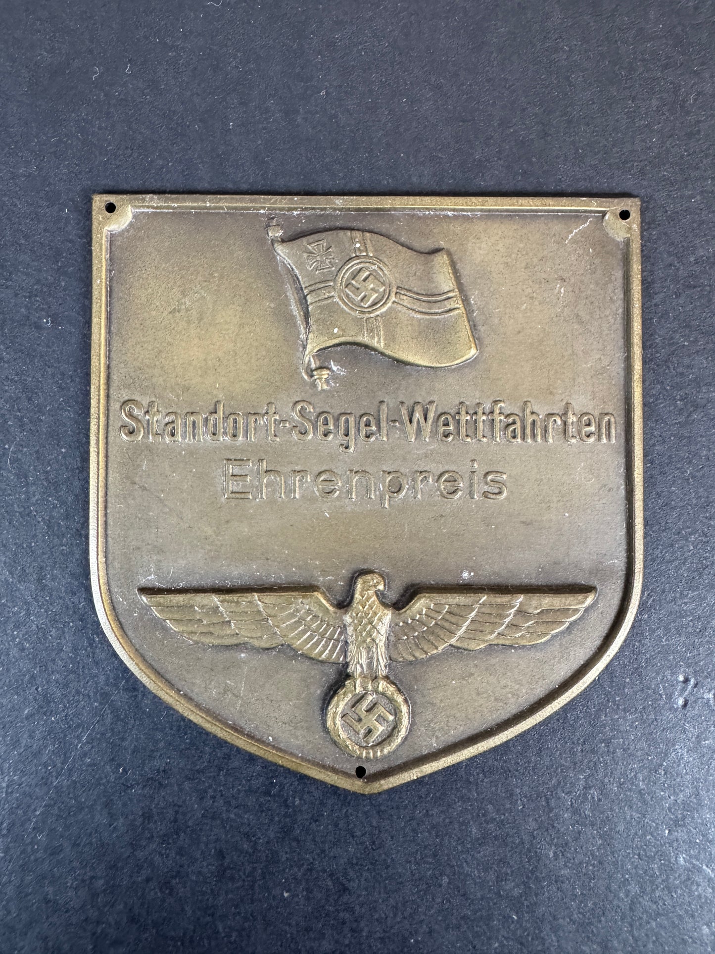 German Kriegsmarine Naval Competition Ehrenpreis Plaque