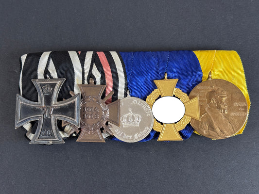 German Army WW1 Veteran Parade Mounted Long Service Medal Bar