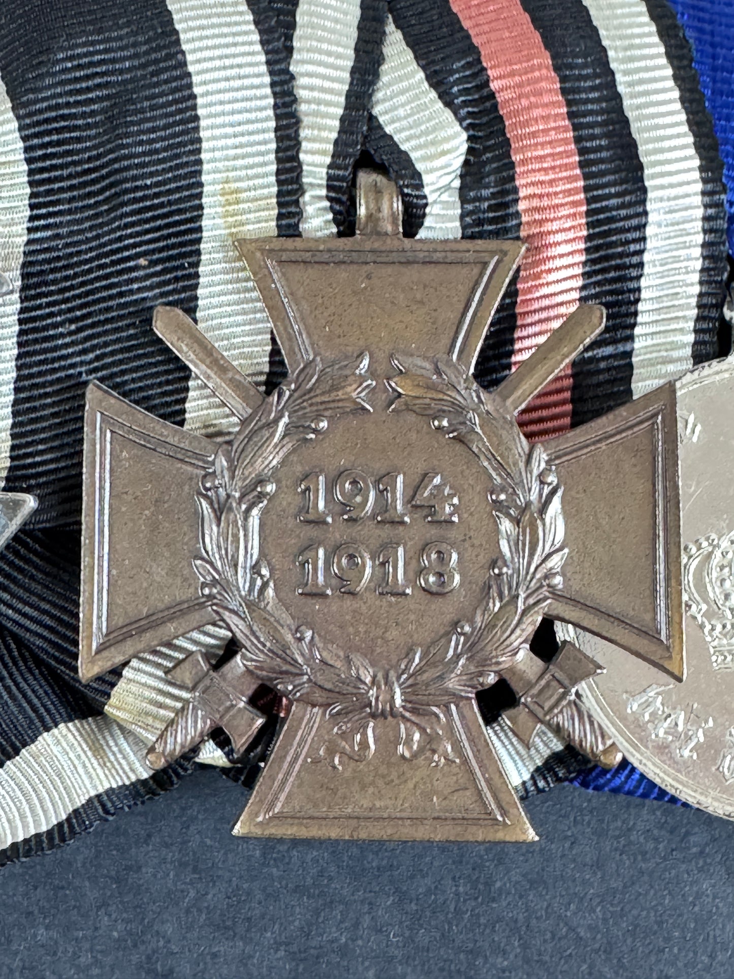 German Army WW1 Veteran Parade Mounted Long Service Medal Bar