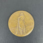 WW1 Belgian Army Battle of Yser Flanders Fire Card Medal Plaque "Niet Over"