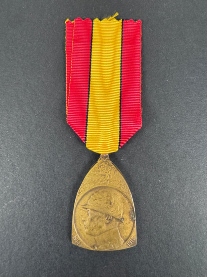 WW1 Belgium Army Issue Commemorative Medal 1914-1918