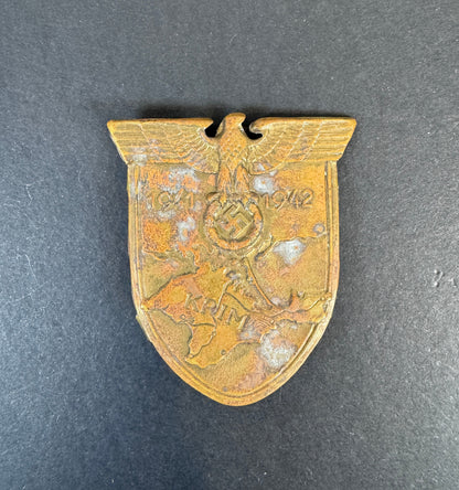 WW2 German Krim (Crimea) Campaign Shield Arm Badge