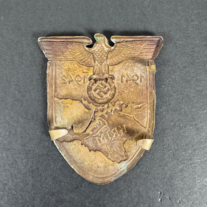 WW2 German Krim (Crimea) Campaign Shield Arm Badge
