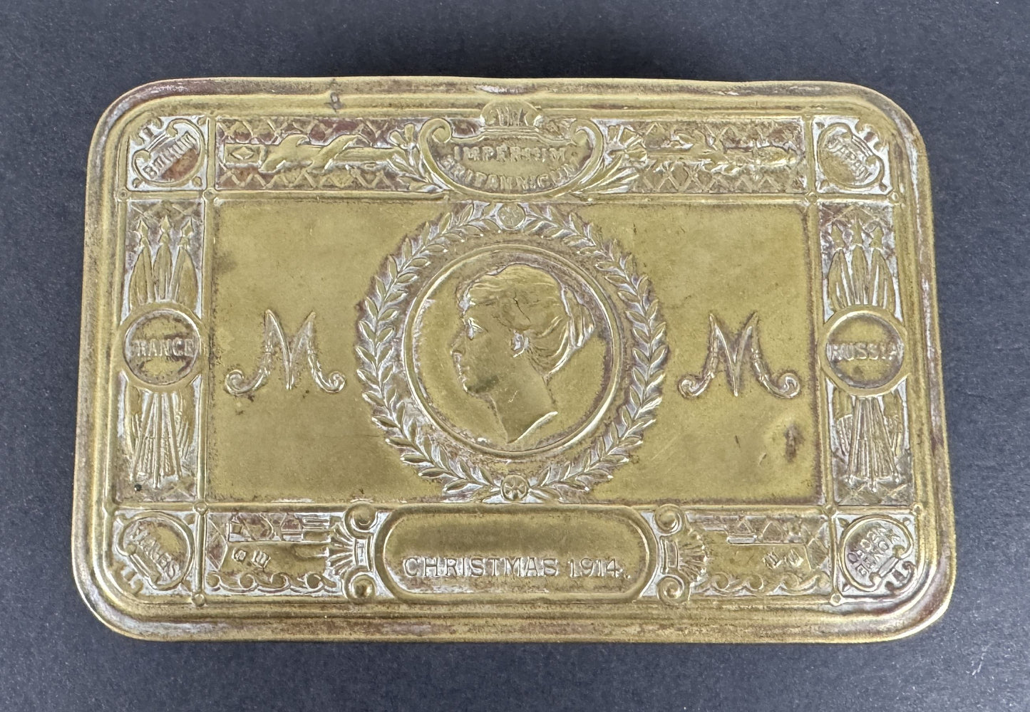 WW1 British Princess Mary Gift Tin Christmas 1914