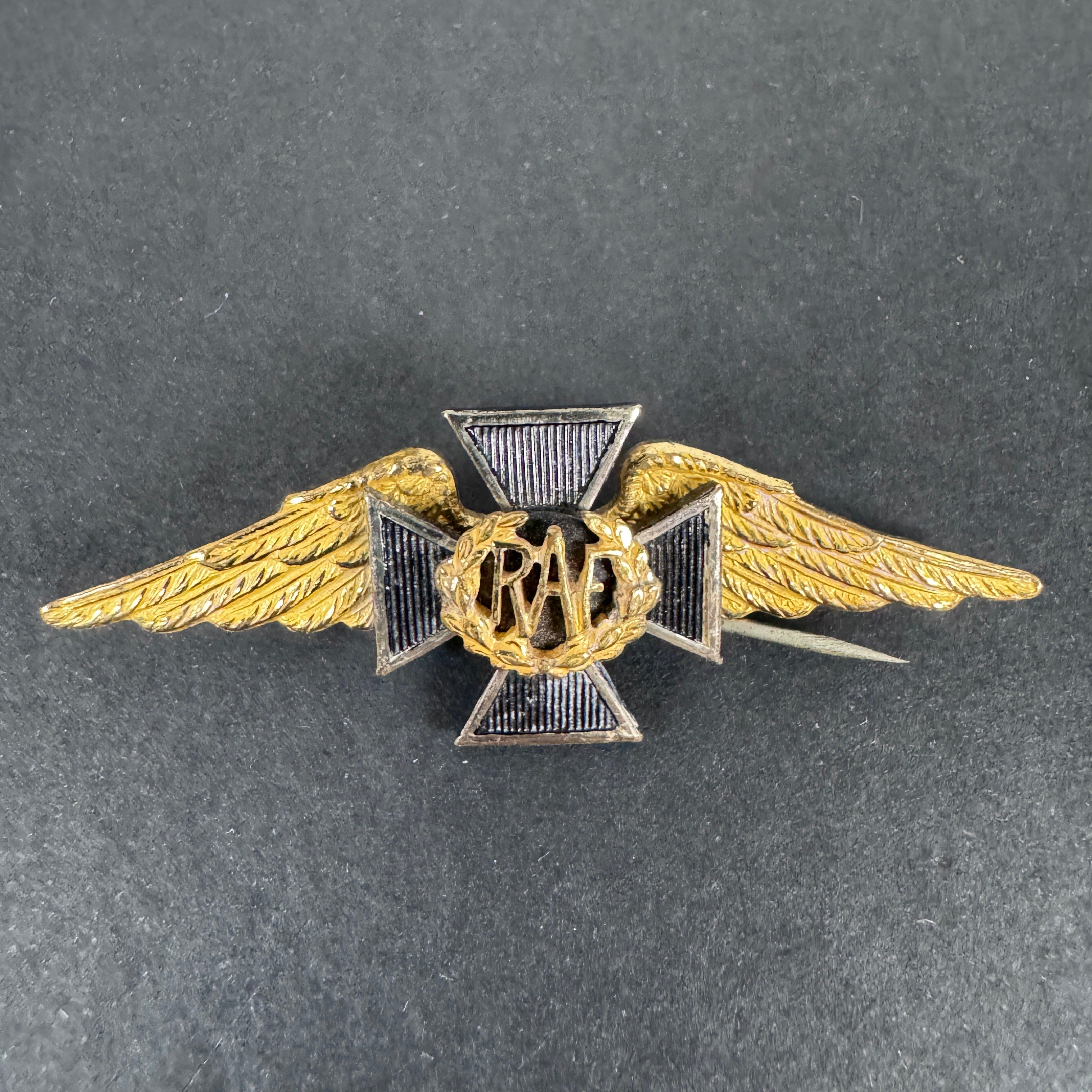 WW2 British Royal Air Force (RAF) Chaplain's Wing Pin Badge – Medals ...