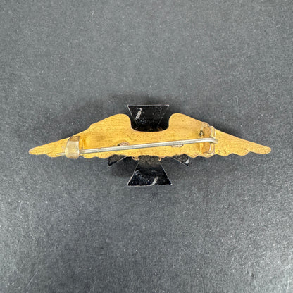WW2 British Royal Air Force (RAF) Chaplain's Wing Pin Badge