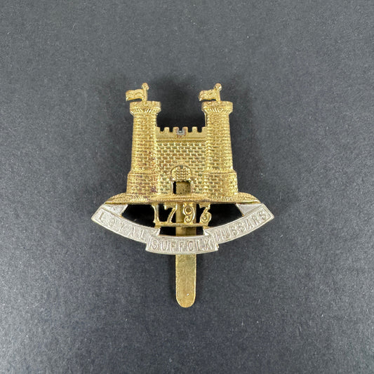 British Army Loyal Suffolk Hussars Yeomanry Cap Badge