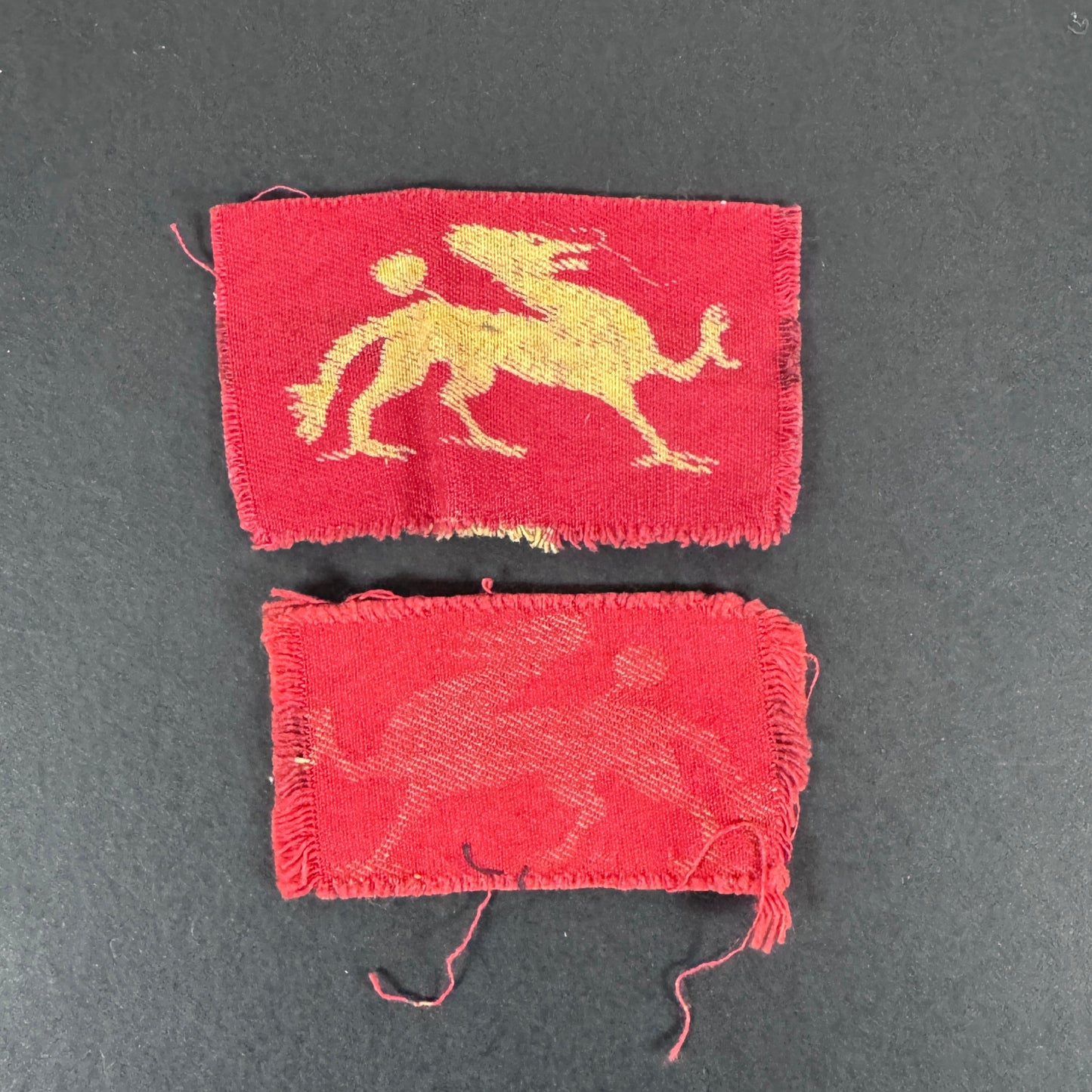 WW2 British Army HQ Land Forces Hong Kong Formation Signs (Pair)